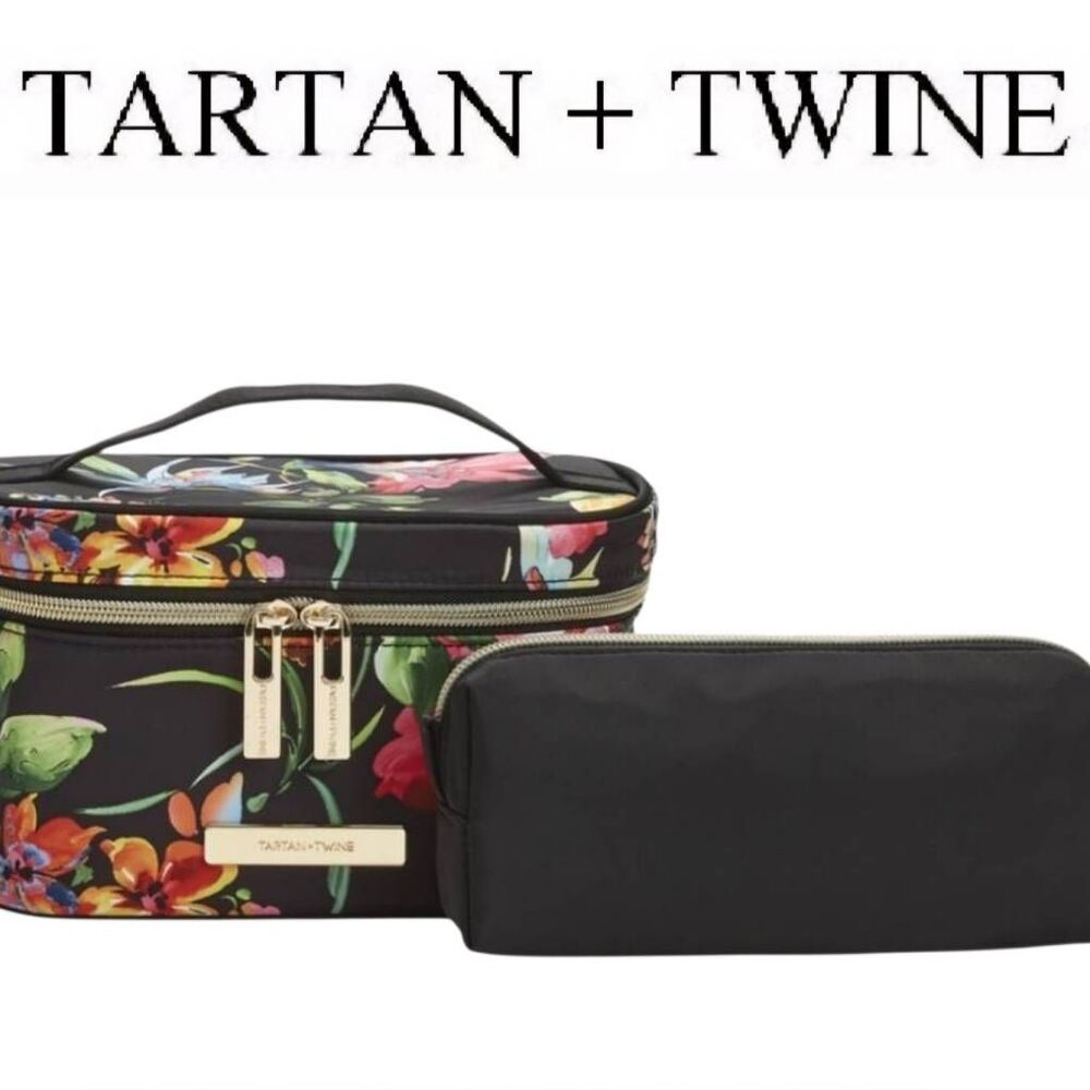 Tartan + Twine Floral Dream Deluxe Traincase‎